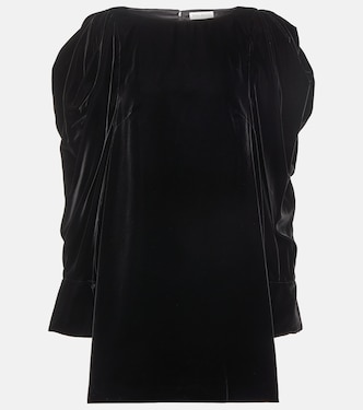 Puff-sleeve velvet minidress | Nina Ricci