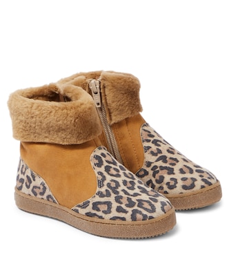 Stivaletti in suede con shearling | PèPè