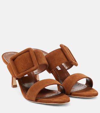 Mules Gable in suede | Manolo Blahnik