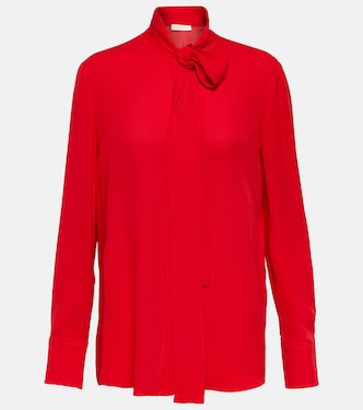 Bow-detail silk blouse | Valentino