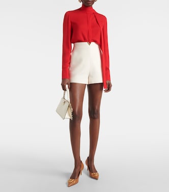 Bow-detail silk blouse | Valentino