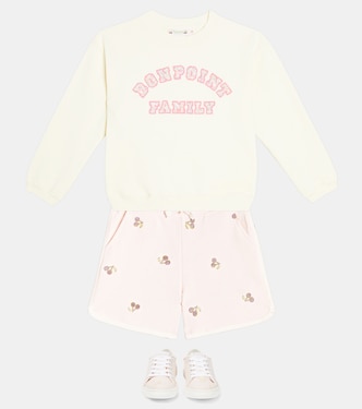 Sweatshirt Fleurette aus Baumwoll-Jersey | Bonpoint