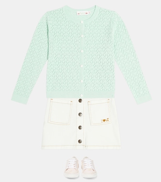 Cardigan Cherry en coton | Bonpoint