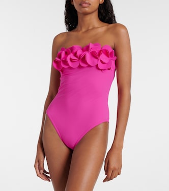 Costume intero Tess con applicazioni floreali | Karla Colletto