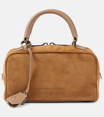 Borsa Small in suede | Brunello Cucinelli
