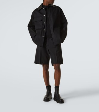Jeansjacke mit Leder | Jil Sander