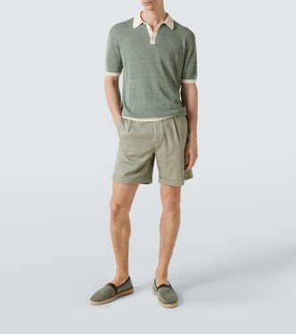 Polo en lin et soie | Canali