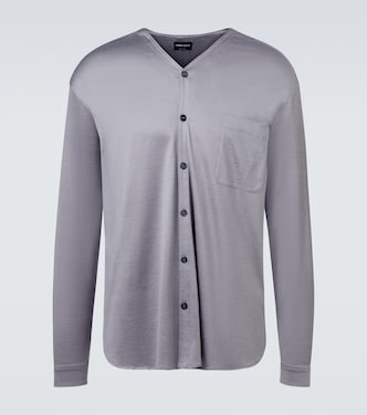 真丝与棉质衬衫  | Giorgio Armani