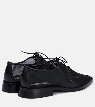 Schnürschuhe aus Mesh mit Leder | Victoria Beckham