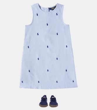 Robe imprimée en lin et coton | Polo Ralph Lauren Kids
