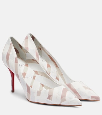 Salones Miss Z 80 de lona estampados | Christian Louboutin