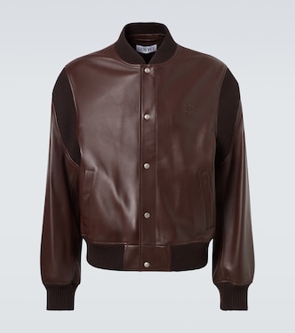Leather bomber jacket | Loewe