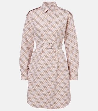 Burberry Check cotton shirt dress | Burberry