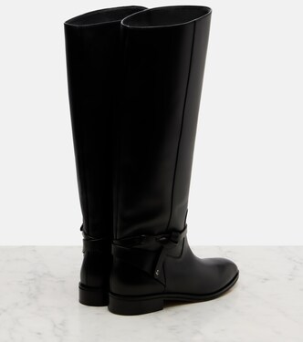 Botas altas Lawton de piel | Jimmy Choo