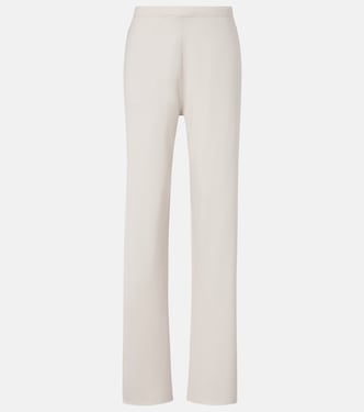 Rush cashmere-blend straight pants | Extreme Cashmere