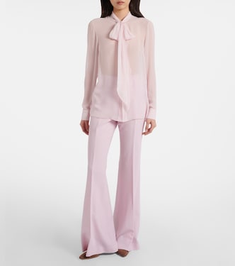 Shildon tie-neck silk blouse | Gabriela Hearst
