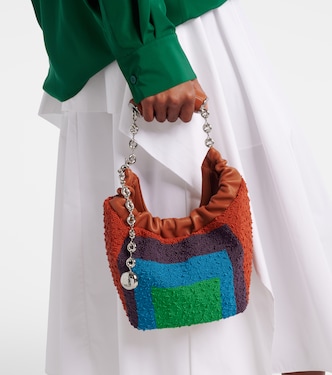 Bolso Squeeze Mini de piel con cuentas | Loewe