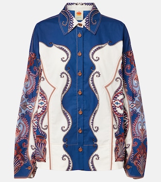 Chemise Arabesque Scarf imprimée en coton | Farm Rio
