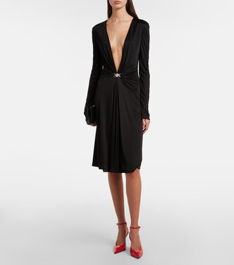 Medusa jersey cocktail dress | Versace