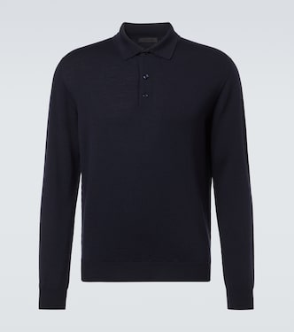 Allen wool polo sweater | Saman Amel