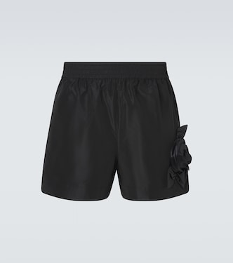Floral-appliqué shorts | Simone Rocha