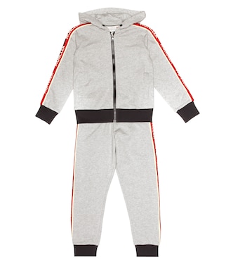 Tuta in cotone con cappuccio | Moncler Enfant