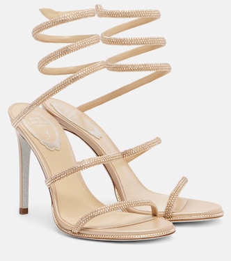 Sandali Cleo in pelle con cristalli | Rene Caovilla