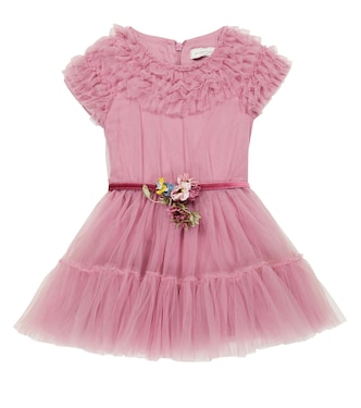 Robe en tulle à fleurs | Monnalisa
