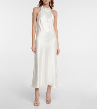 Bridal - Abito midi Cova in raso | Galvan