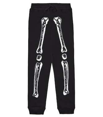 Pantaloni sportivi in cotone con stampa | Stella McCartney Kids