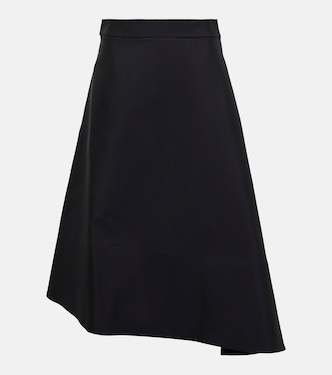 Asymmetric midi skirt | Jil Sander