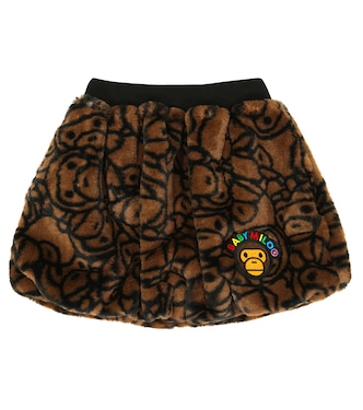 Falda All Baby Milo® de borrego sintético | BAPE Kids