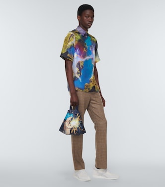 x El castillo ambulante camisa en mezcla de seda | Loewe