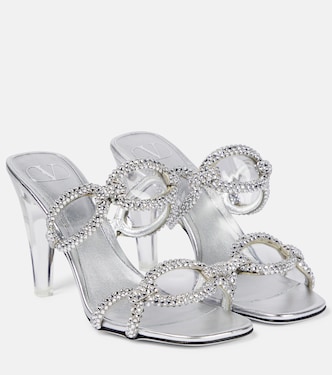 Mules 1967 en cuir à ornements | Valentino Garavani
