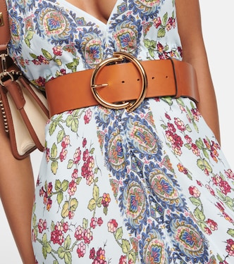Cinturón de piel con anilla doble | Etro