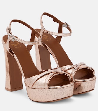 Sandalias Keaton de piel con plataforma | Malone Souliers