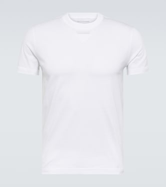 Embellished cotton T-shirt | Prada