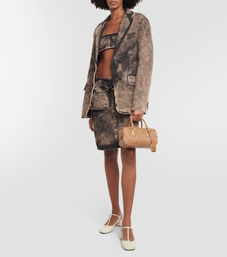 Pumps slingback in vernice | Miu Miu