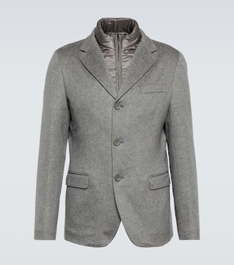 Layered cashmere blazer | Herno
