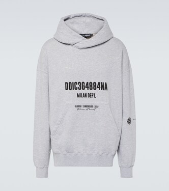 Felpa in cotone con cappuccio | Dolce&Gabbana
