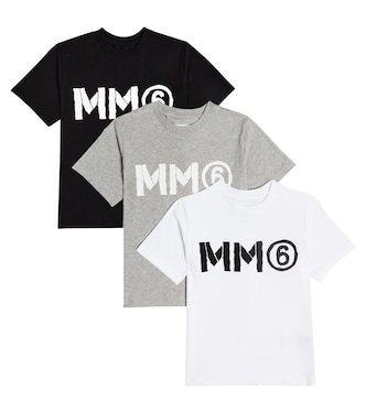코튼 저지 티셔츠 3세트 | MM6 Maison Margiela Kids