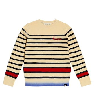 Pull rayé en coton et laine | Scotch & Soda Kids
