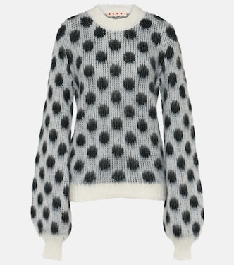 Pullover in jacquard a pois | Marni
