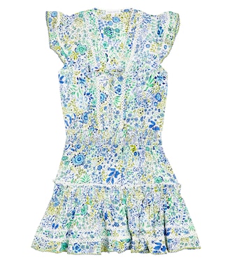 Abito Anais con stampa e volant | Poupette St Barth Kids