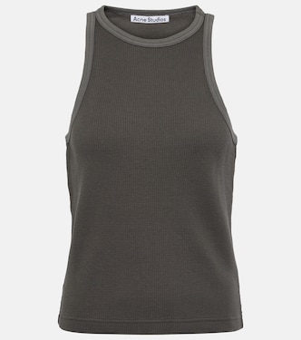 Tank top in piqué di cotone | Acne Studios