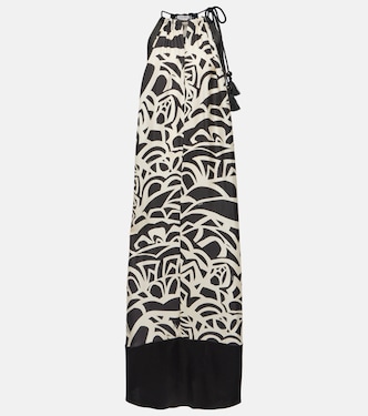 Bedrucktes Maxikleid Licenza aus Seide | Max Mara