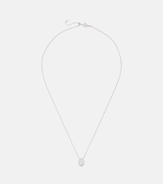 Collier Floating en or blanc 18 ct et diamants | Persée