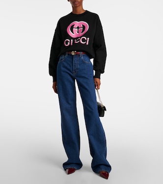 Felpa in cotone con logo | Gucci