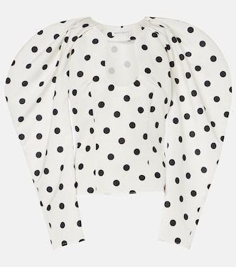 Polka-dot taffeta top | Nina Ricci