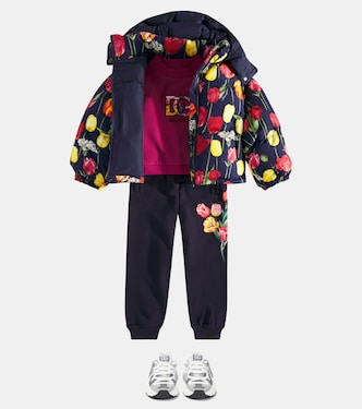 Floral down jacket  | Dolce&Gabbana Kids